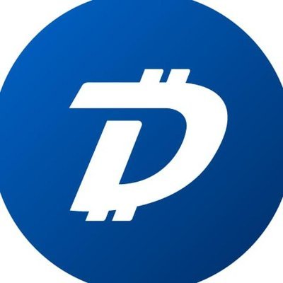 DigiByte Blockchain Technology Concept
